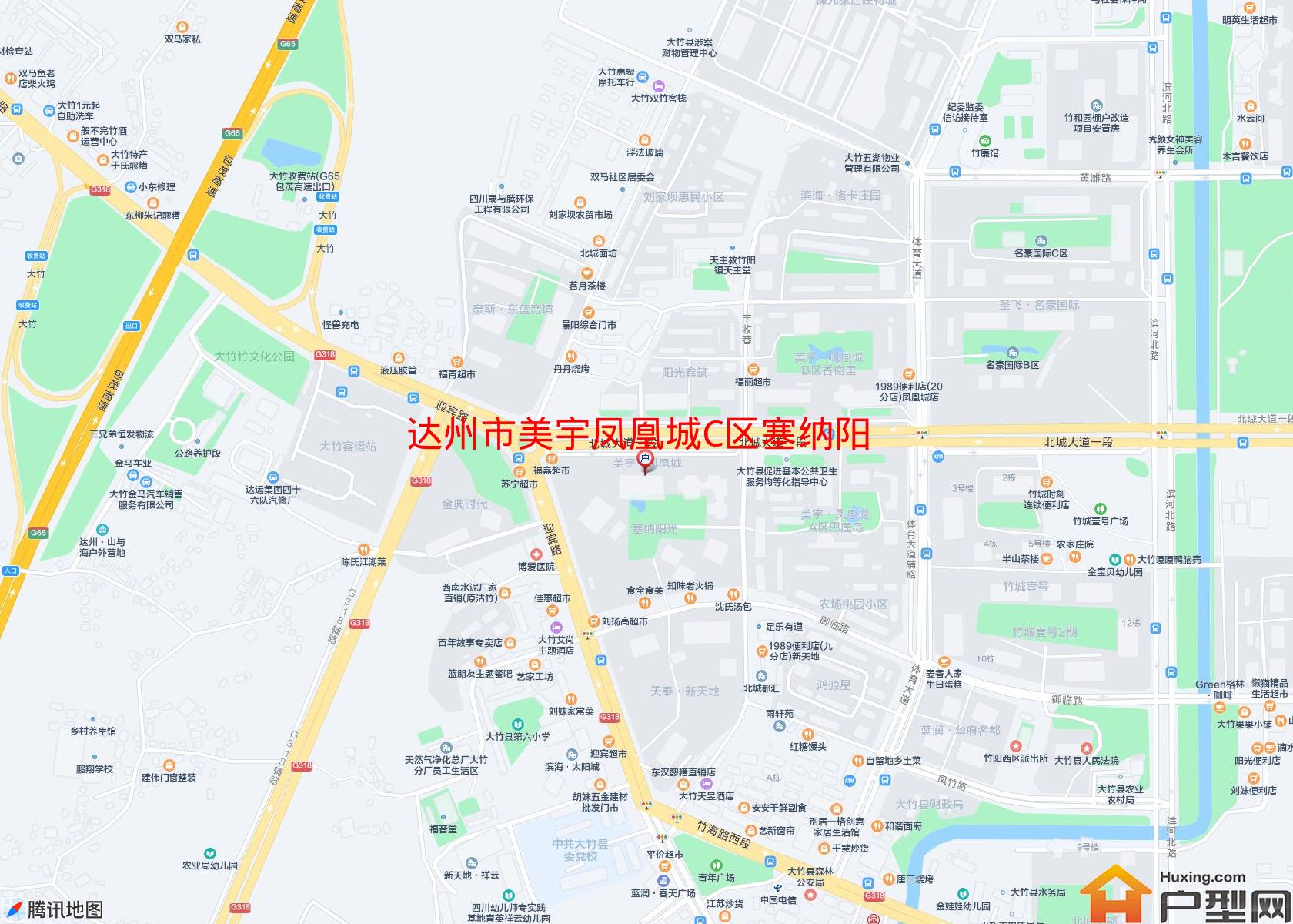 美宇凤凰城C区塞纳阳光(北城大道52号)小区 - 户型网