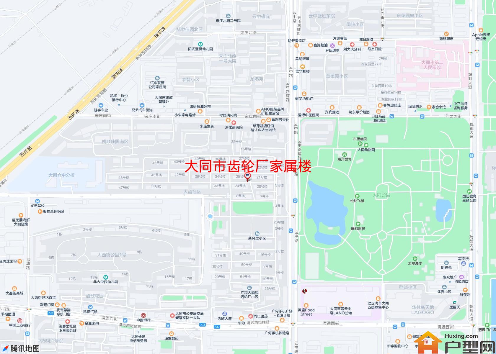 齿轮厂家属楼小区 - 户型网