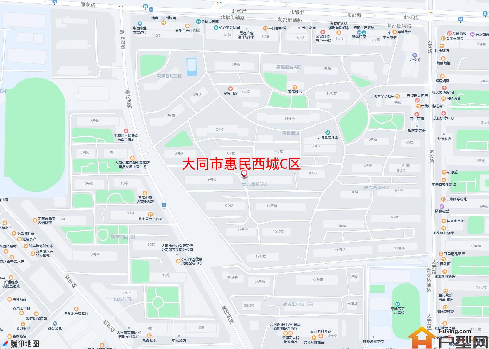 惠民西城C区小区 - 户型网