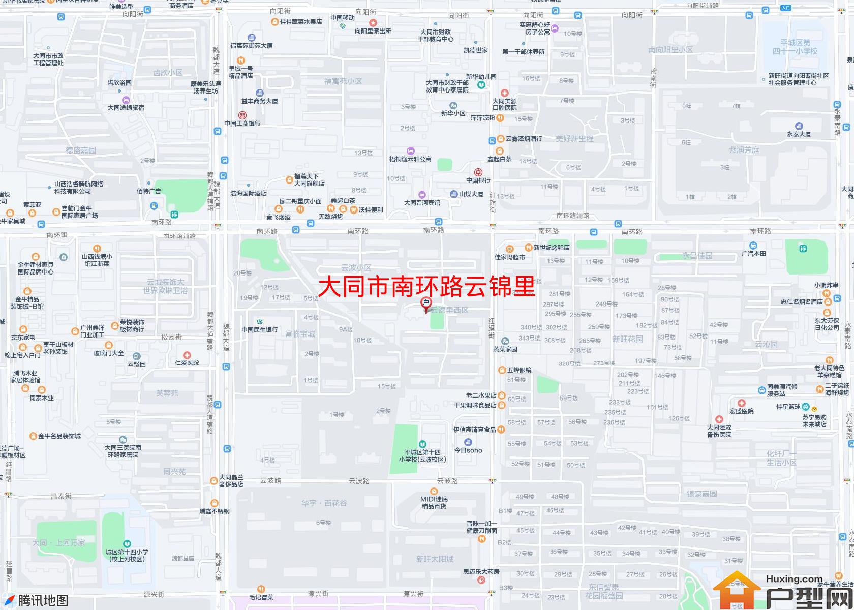 南环路云锦里小区 - 户型网