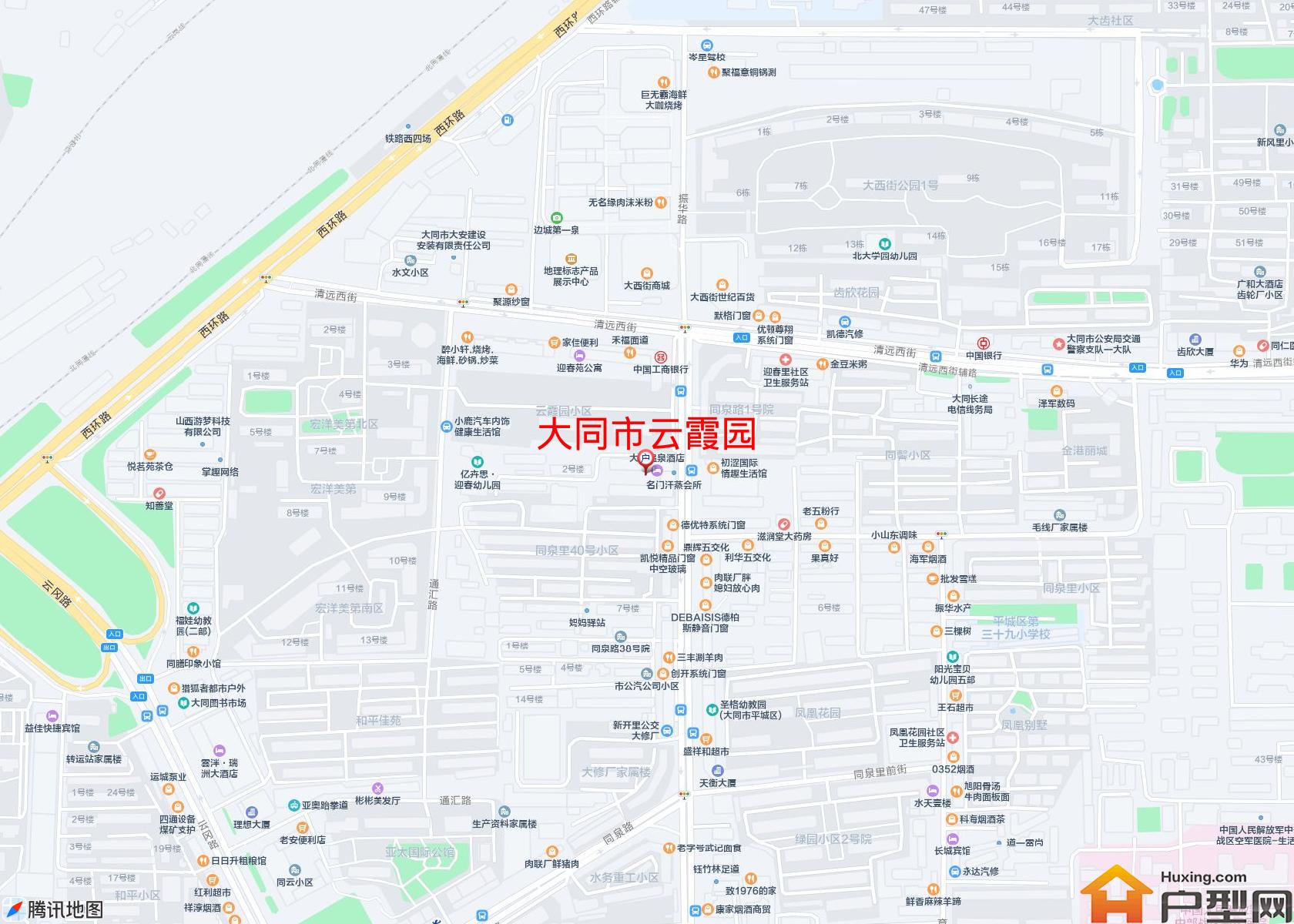 云霞园小区 - 户型网