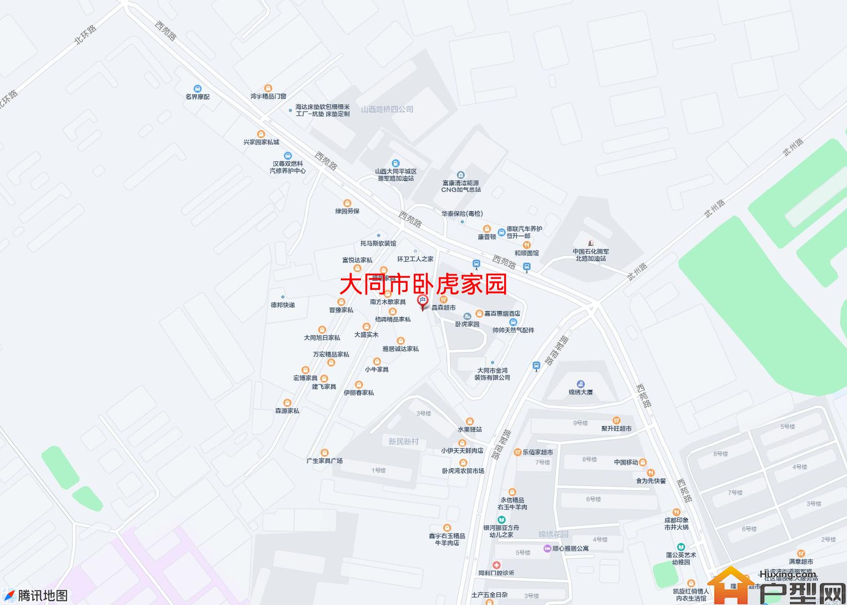 卧虎家园小区 - 户型网