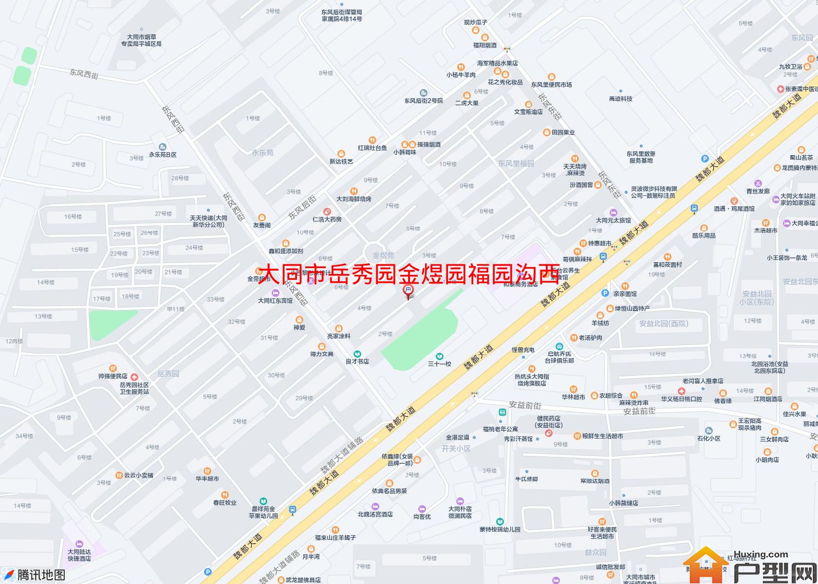 岳秀园金煜园福园沟西小区 - 户型网
