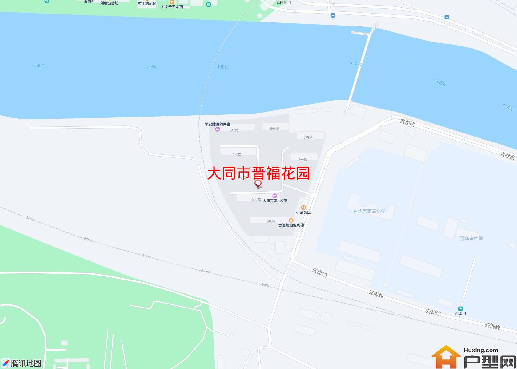 晋福花园小区 - 户型网