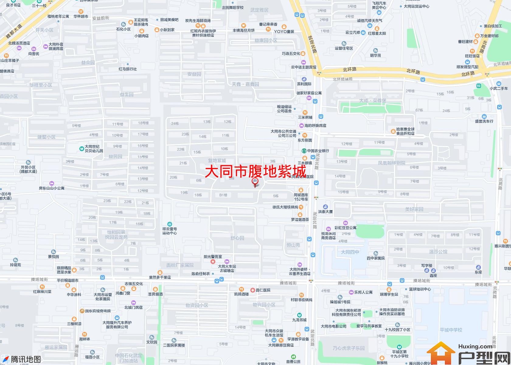 腹地紫城小区 - 户型网