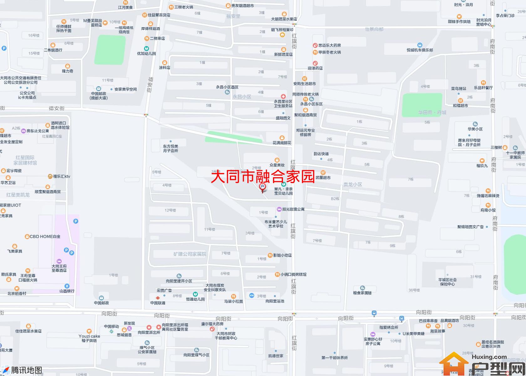 融合家园小区 - 户型网