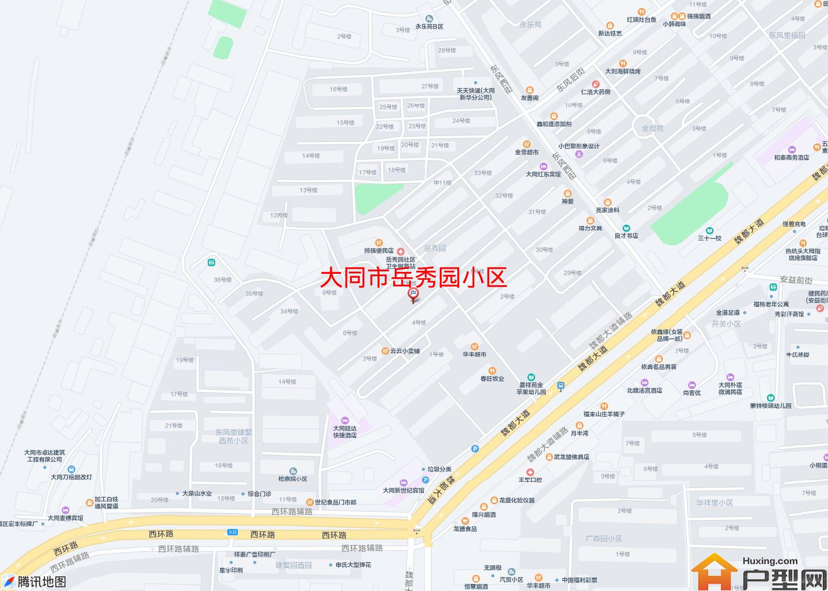 岳秀园小区小区 - 户型网