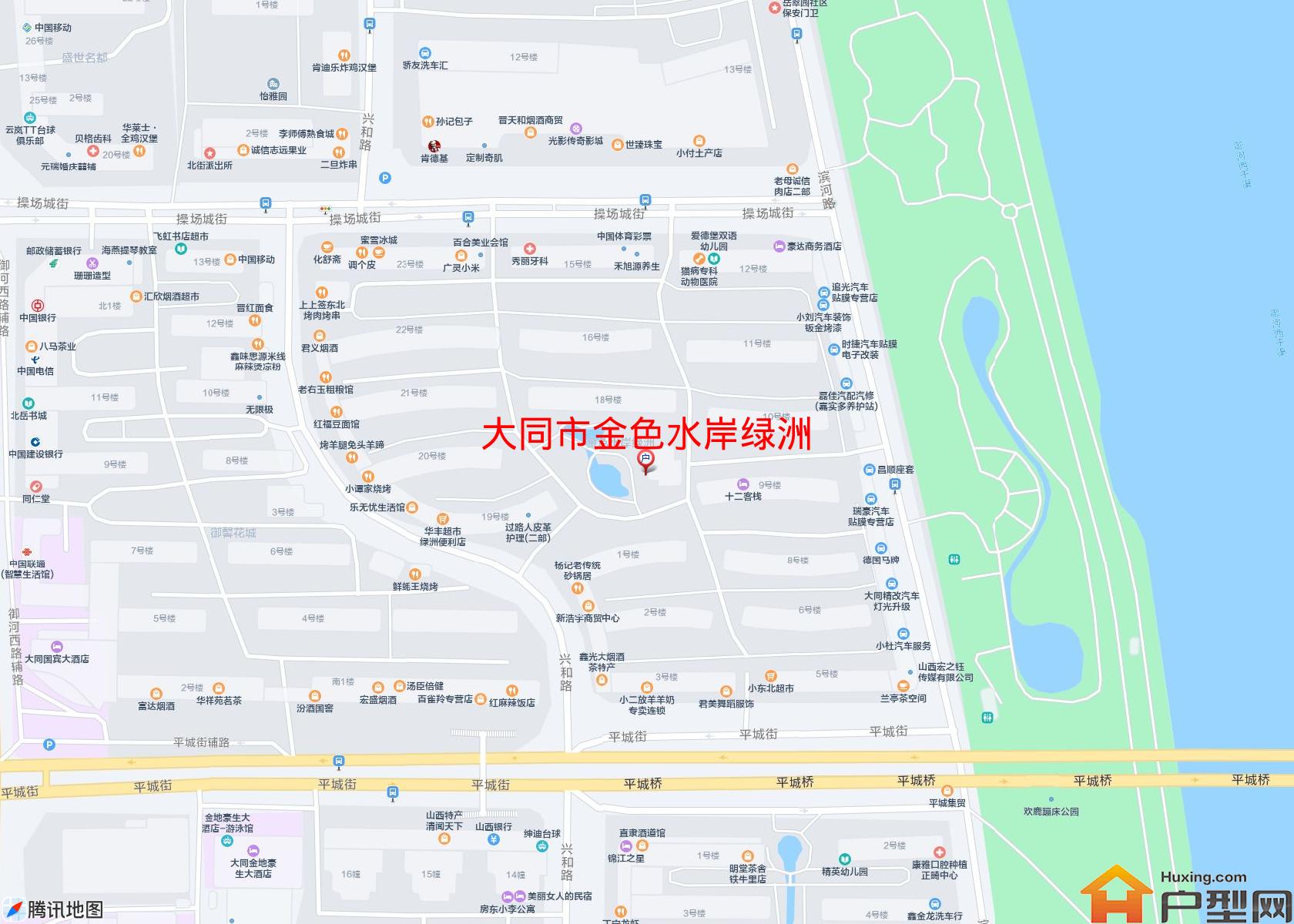金色水岸绿洲小区 - 户型网