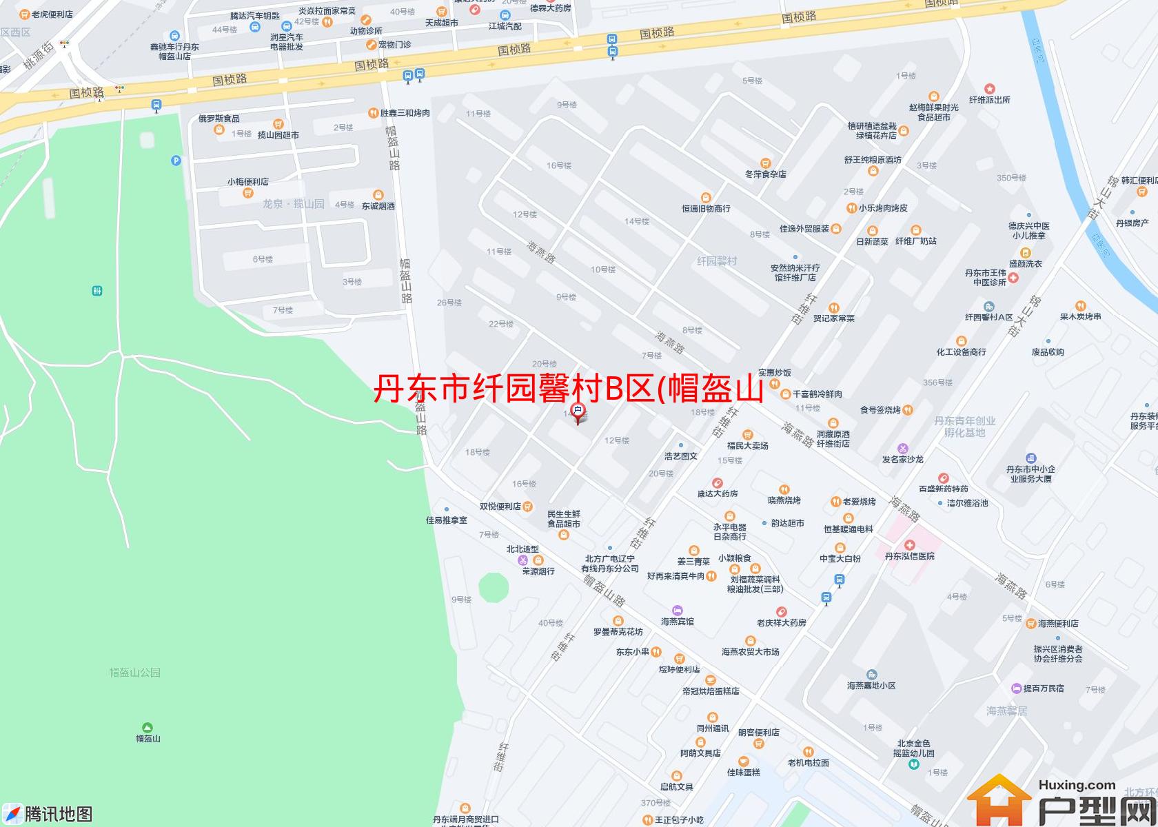 纤园馨村B区(帽盔山路12号)小区 - 户型网