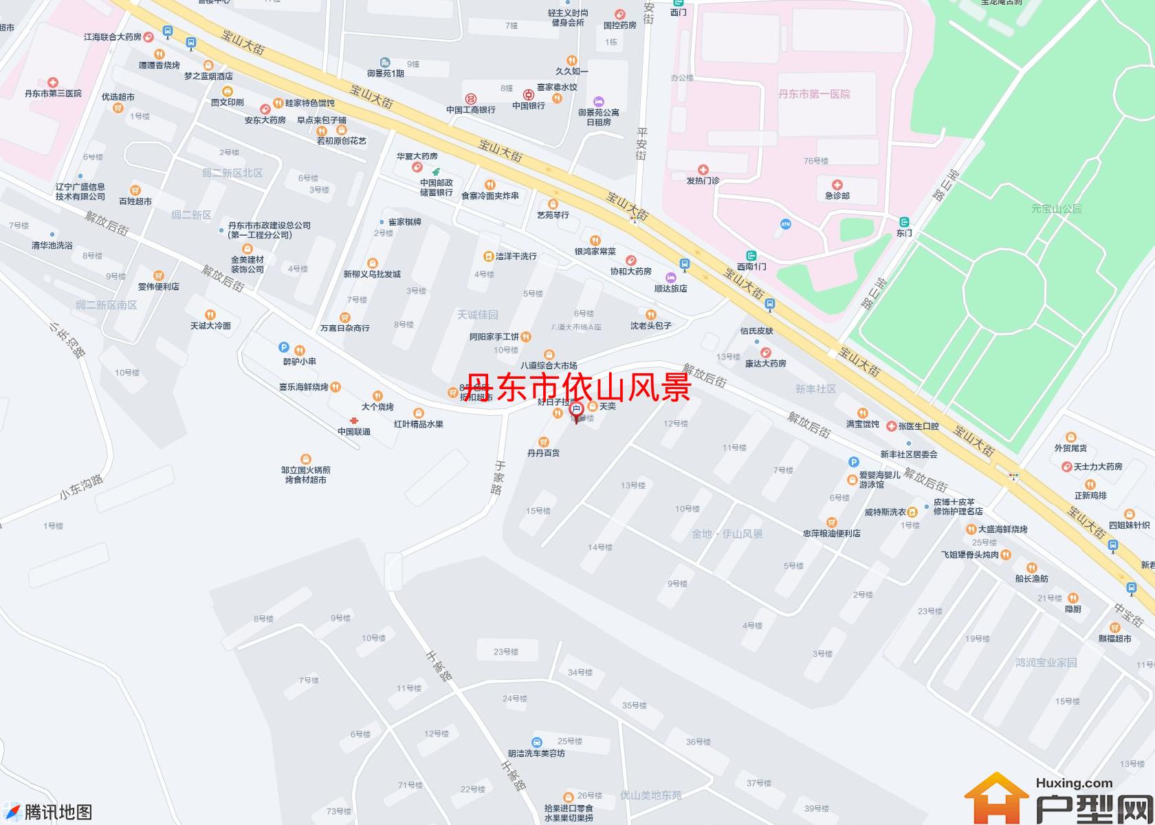依山风景小区 - 户型网