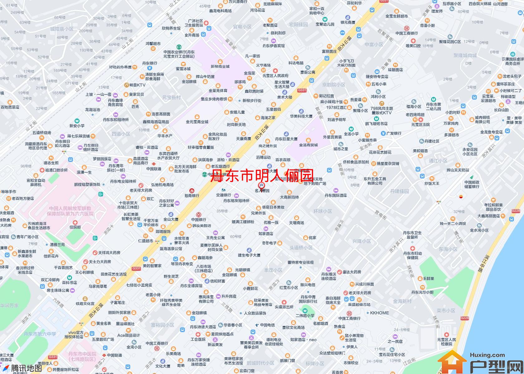 明人俪园小区 - 户型网