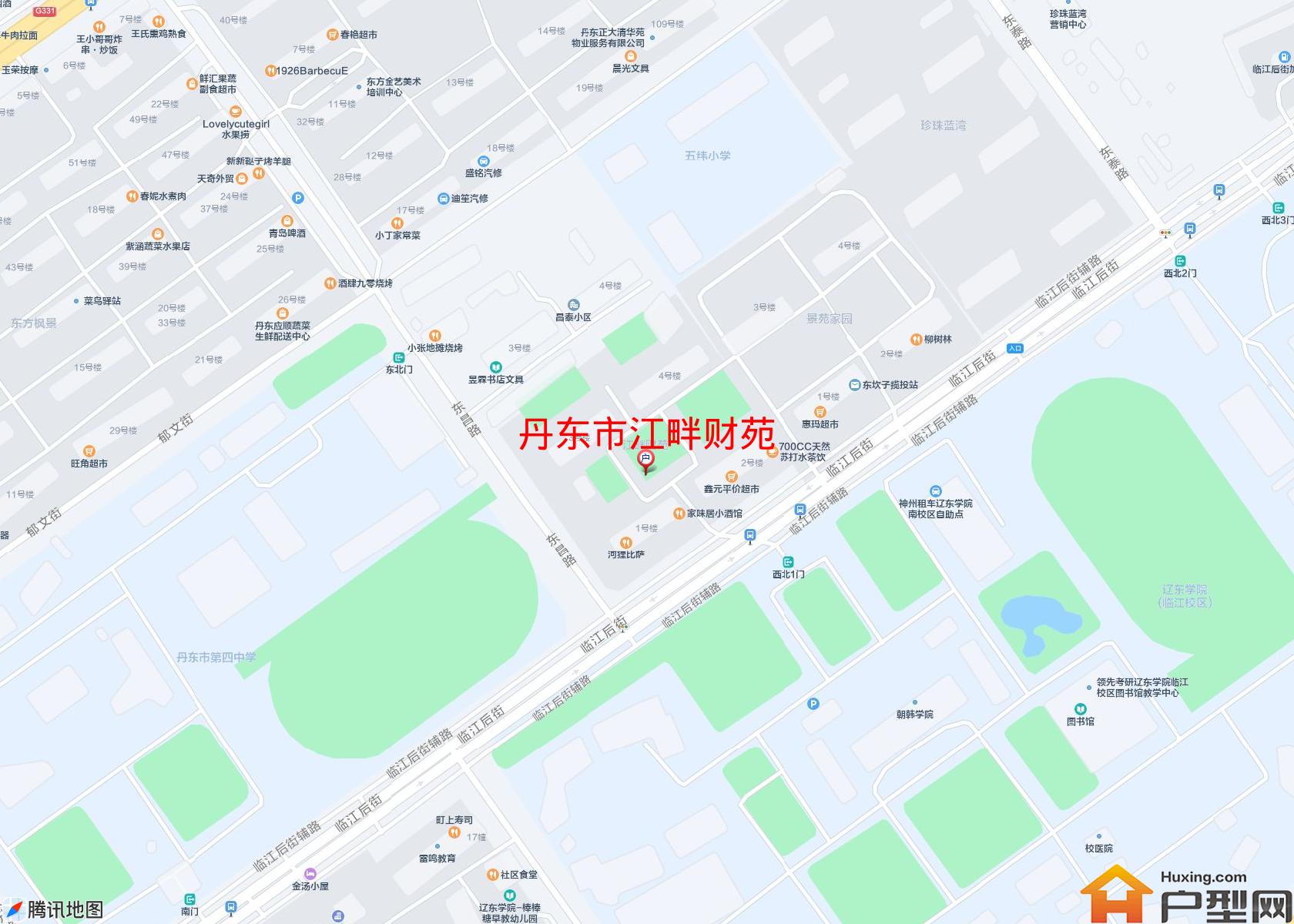 江畔财苑小区 - 户型网