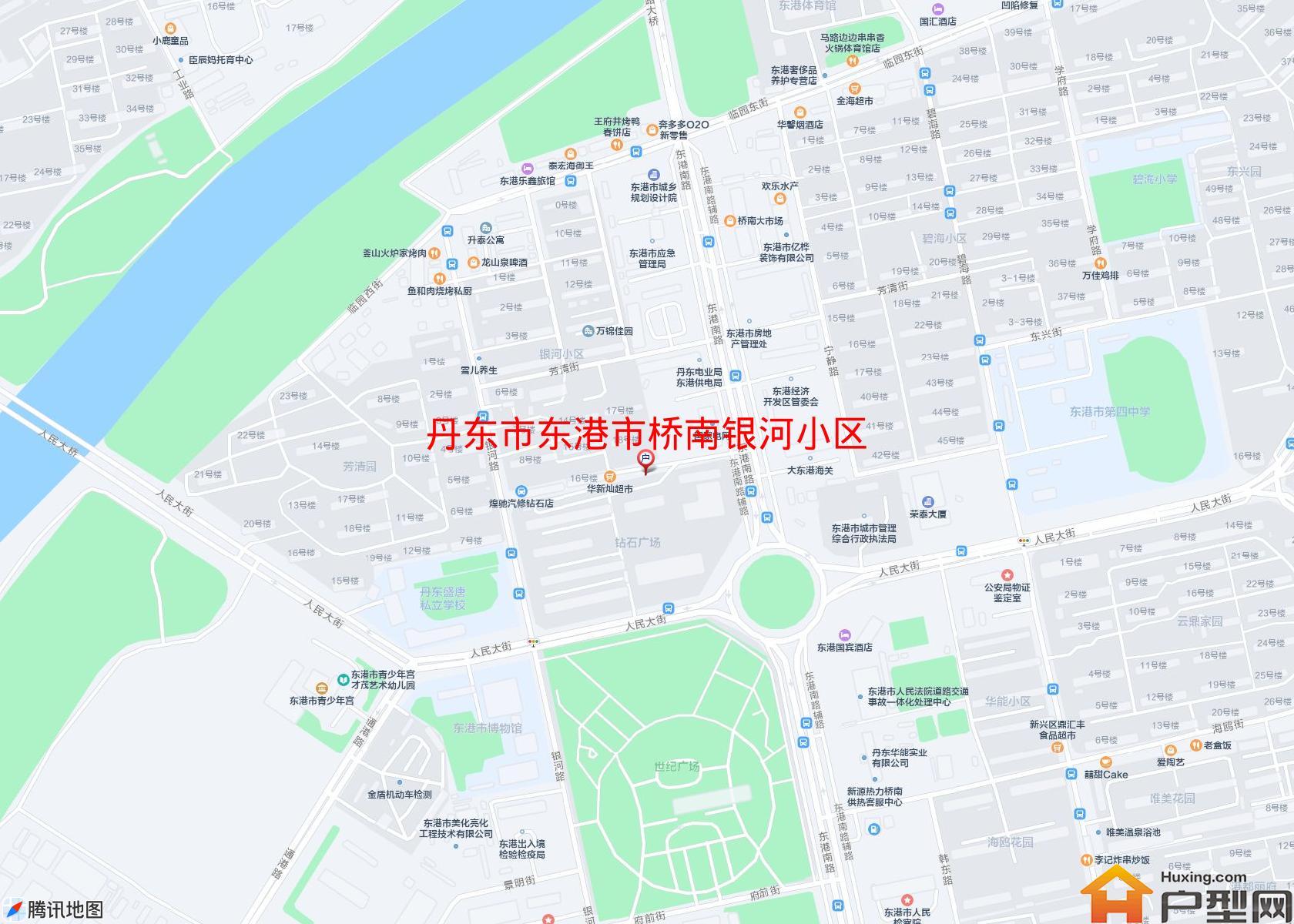 东港市桥南银河小区小区 - 户型网