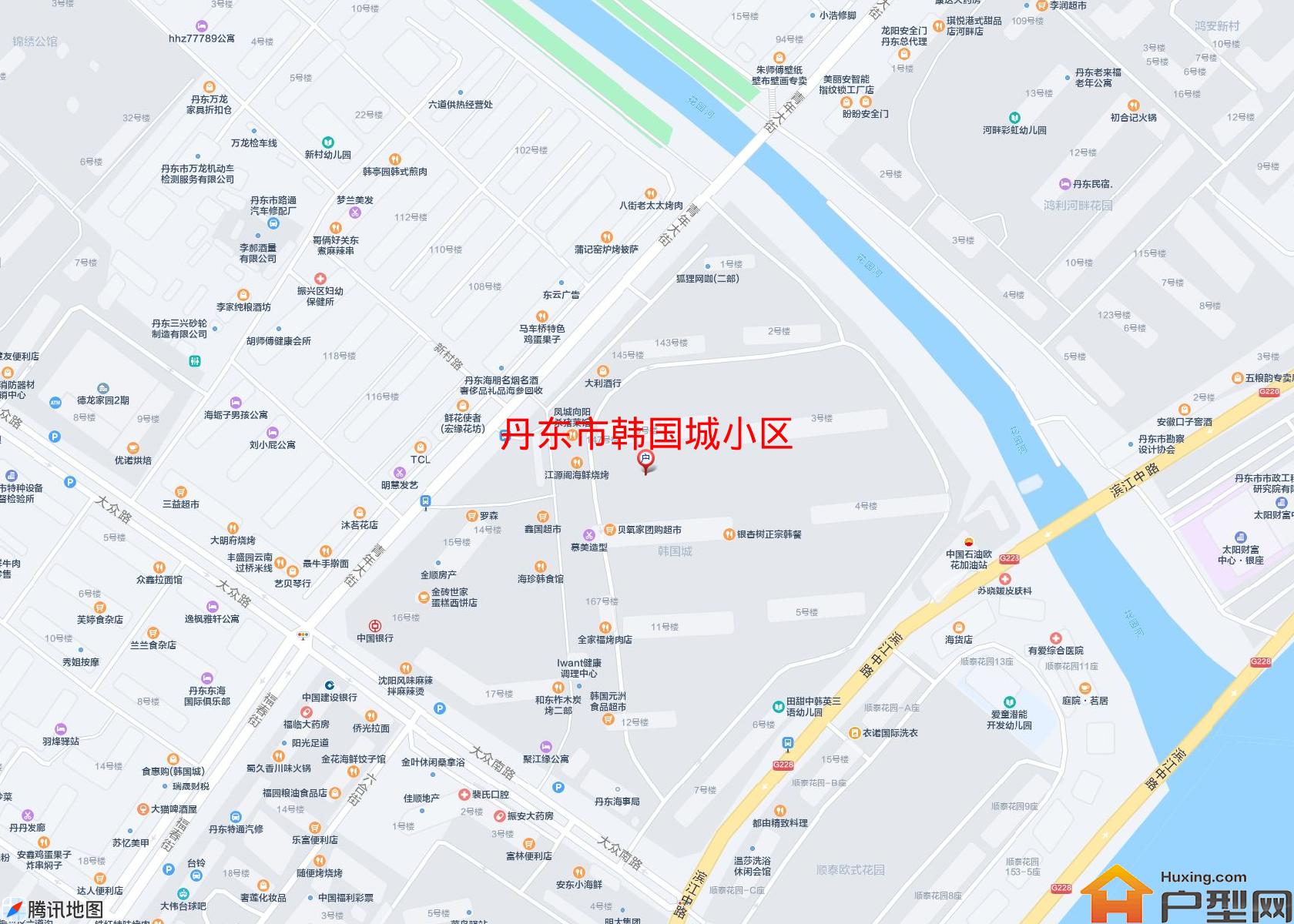 韩国城小区小区 - 户型网