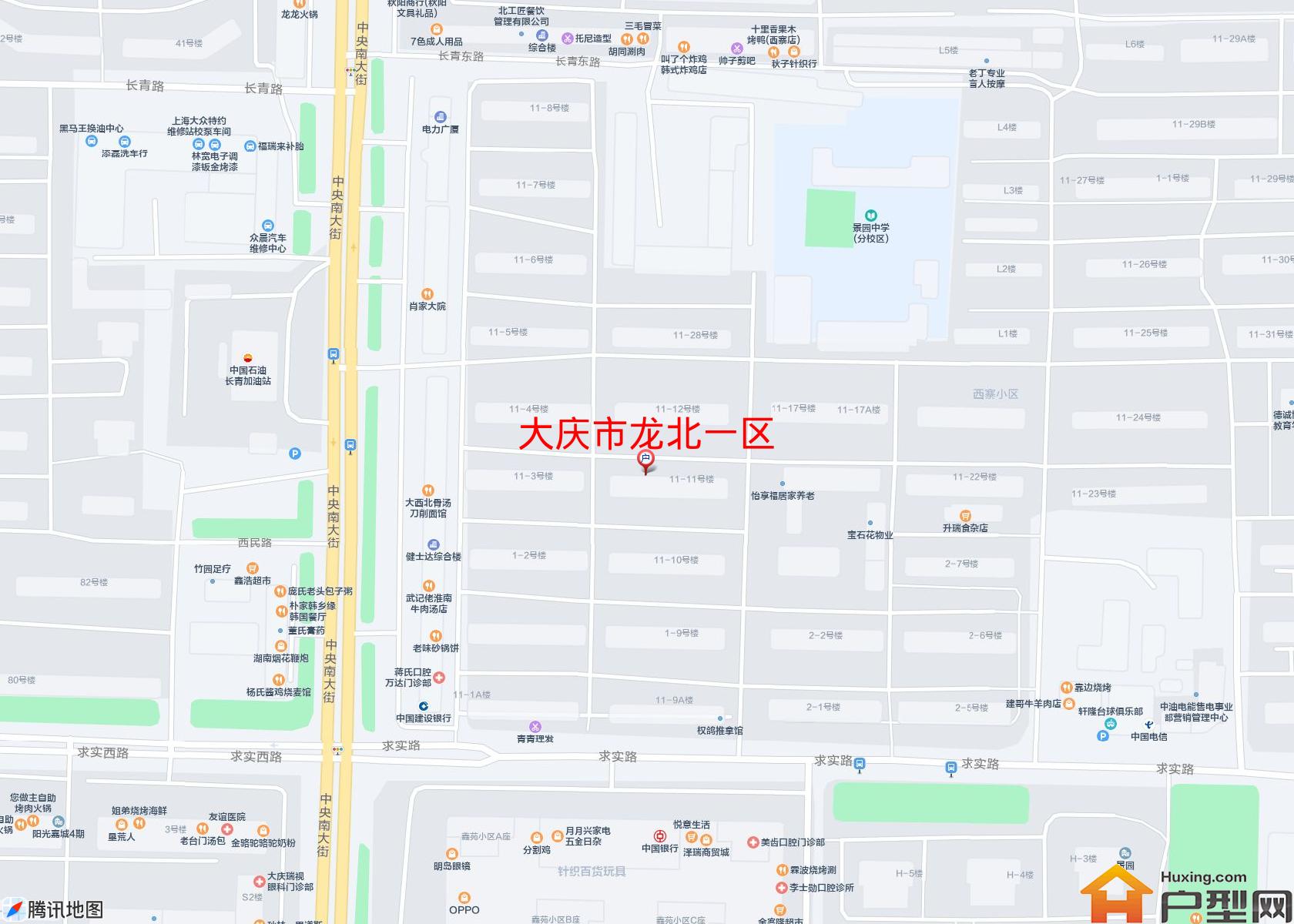 龙北一区小区 - 户型网