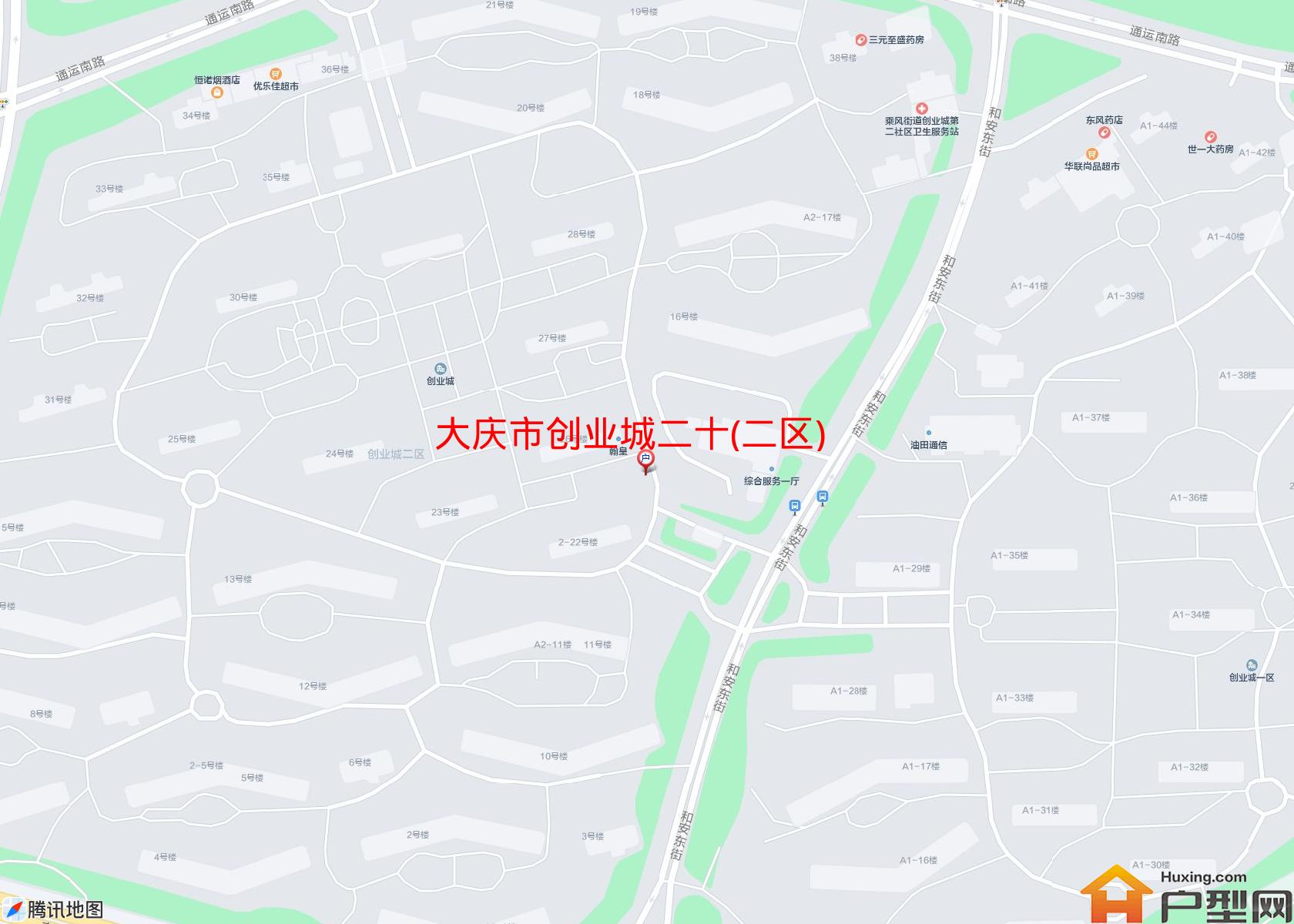 创业城二十(二区)小区 - 户型网