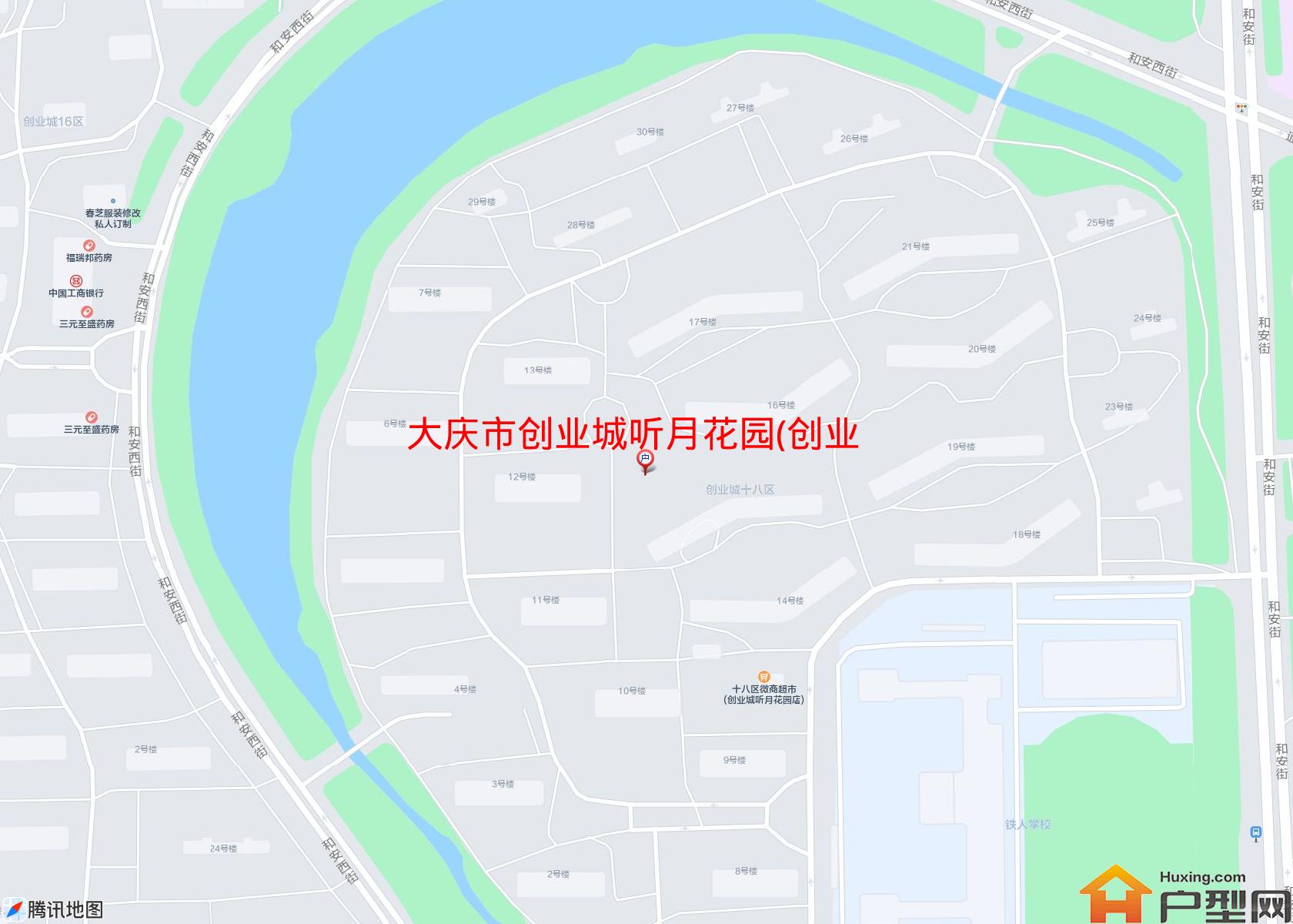 创业城听月花园(创业城十八区)小区 - 户型网