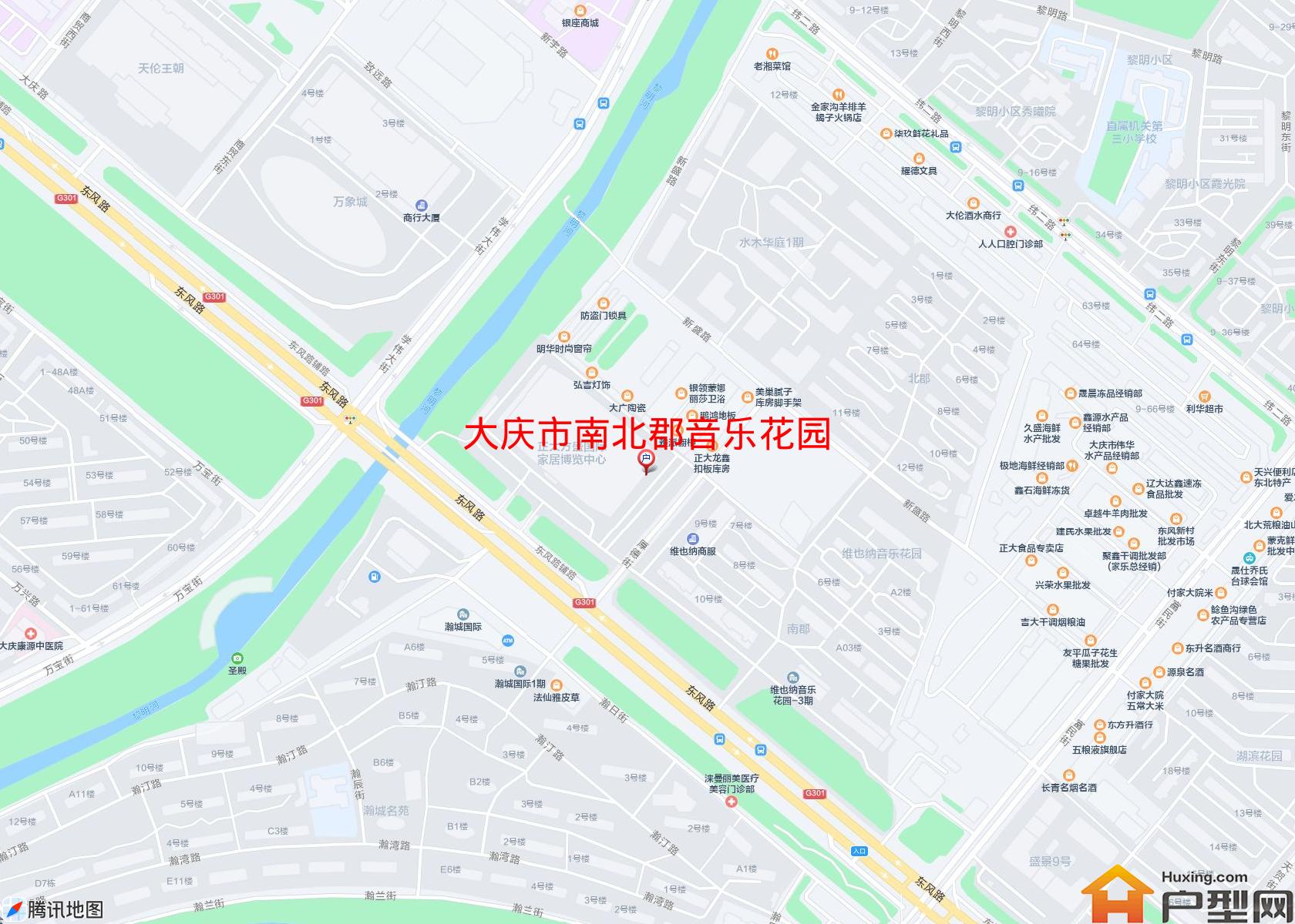 南北郡音乐花园小区 - 户型网