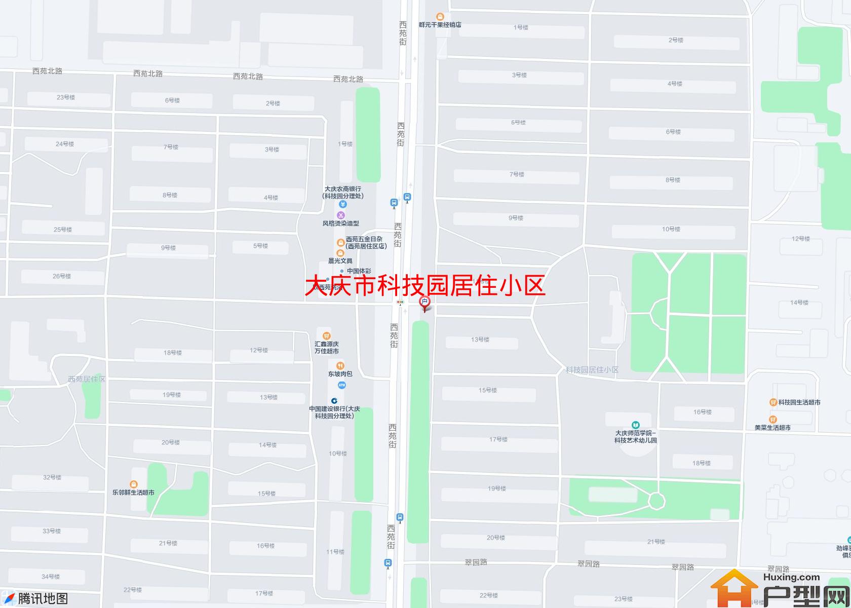 科技园居住小区小区 - 户型网
