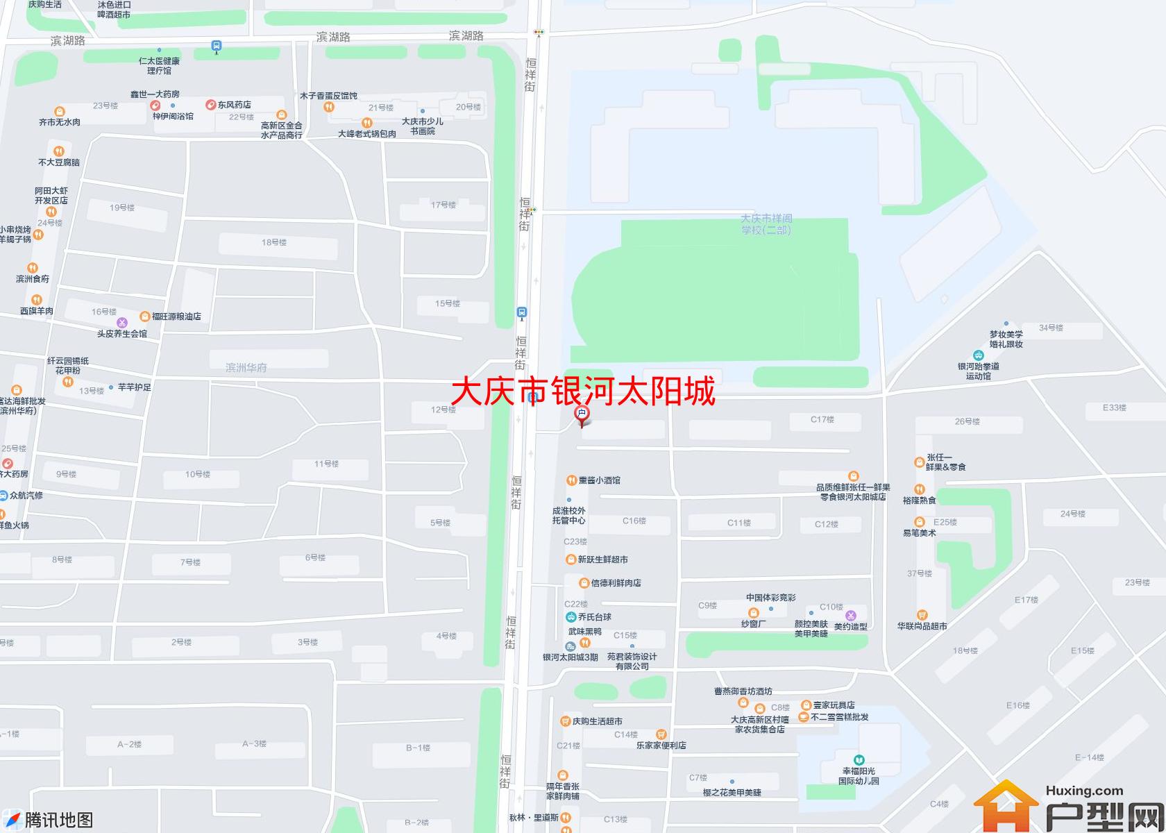 银河太阳城小区 - 户型网