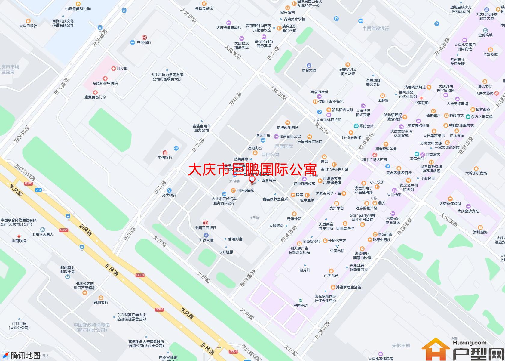 巨鹏国际公寓小区 - 户型网