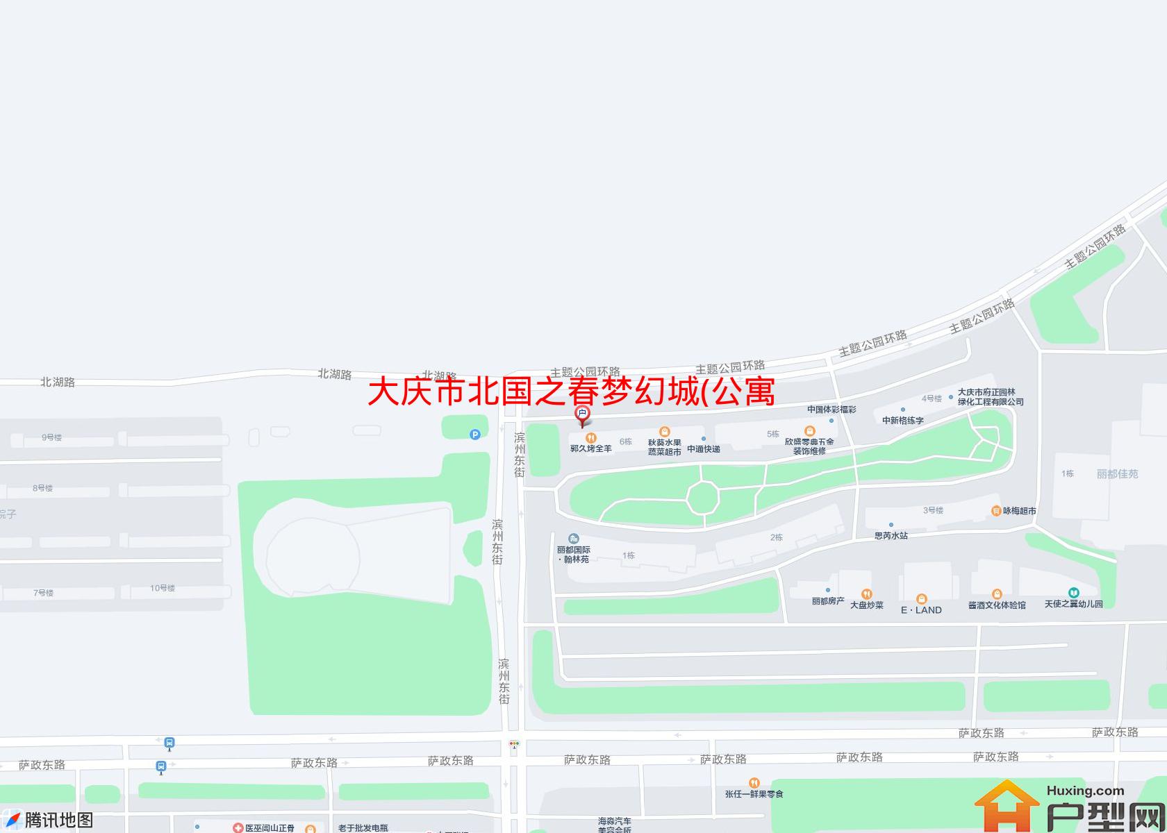 北国之春梦幻城(公寓)小区 - 户型网