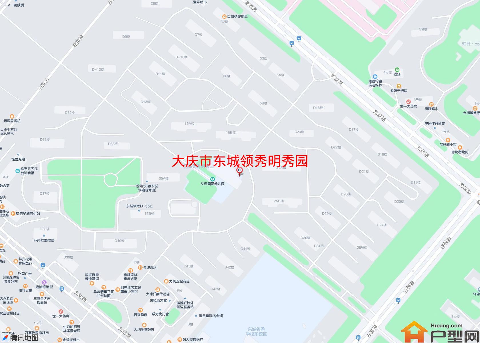 东城领秀明秀园小区 - 户型网