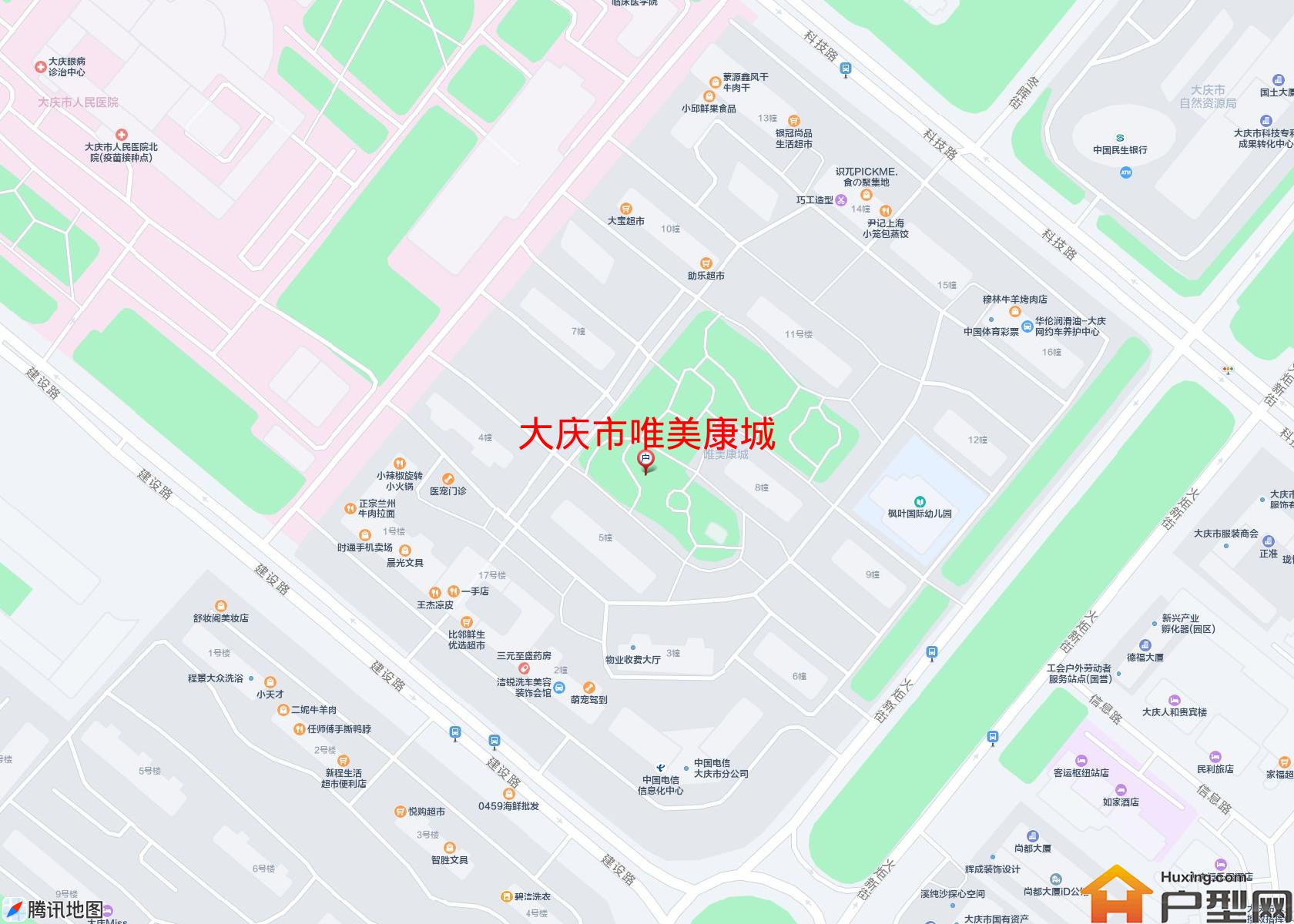 唯美康城小区 - 户型网