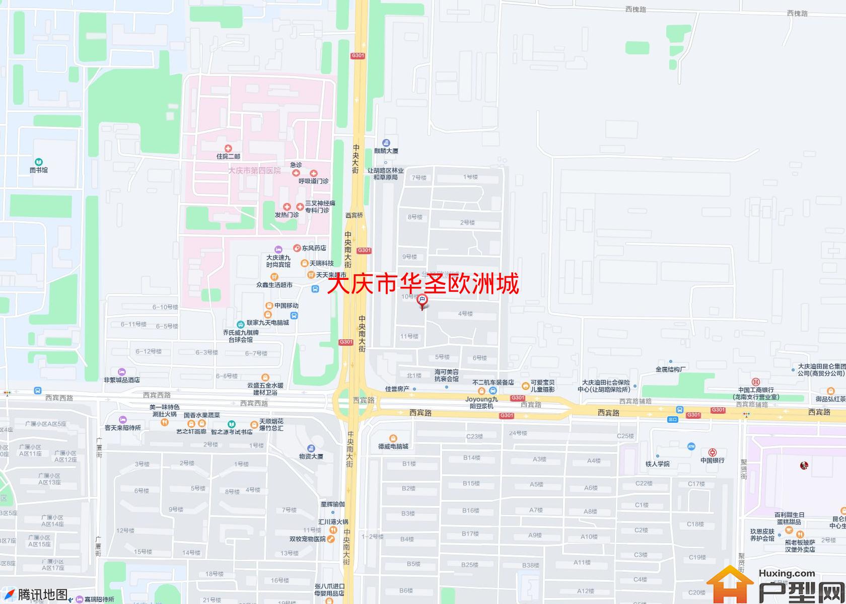 华圣欧洲城小区 - 户型网