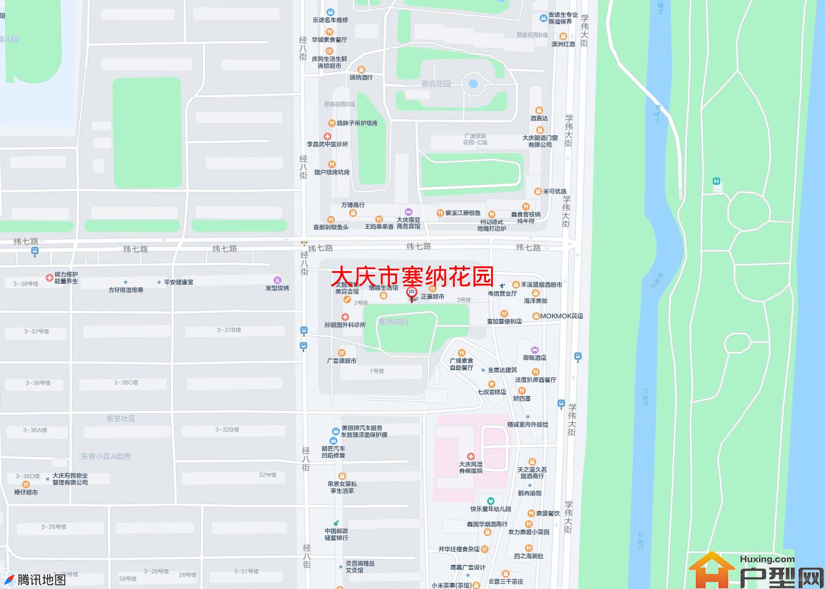 塞纳花园小区 - 户型网