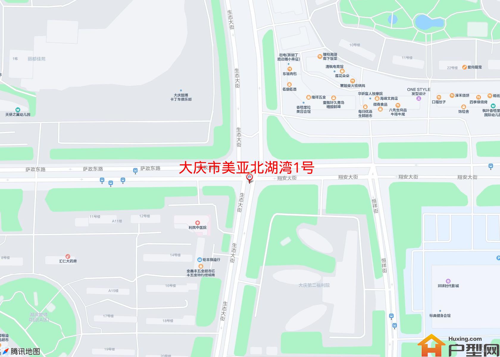 美亚北湖湾1号小区 - 户型网
