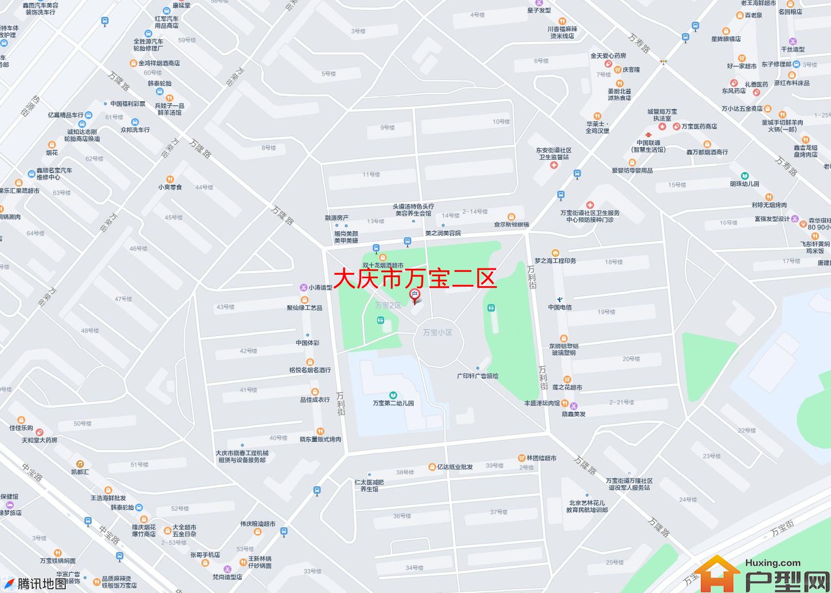 万宝二区小区 - 户型网