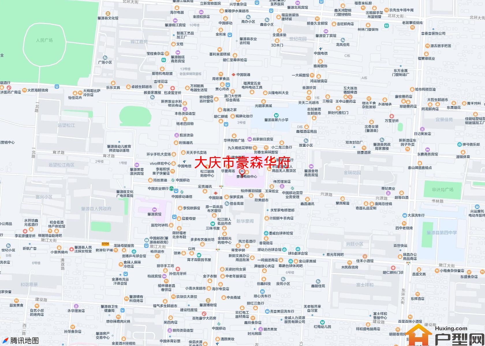 豪森华府小区 - 户型网