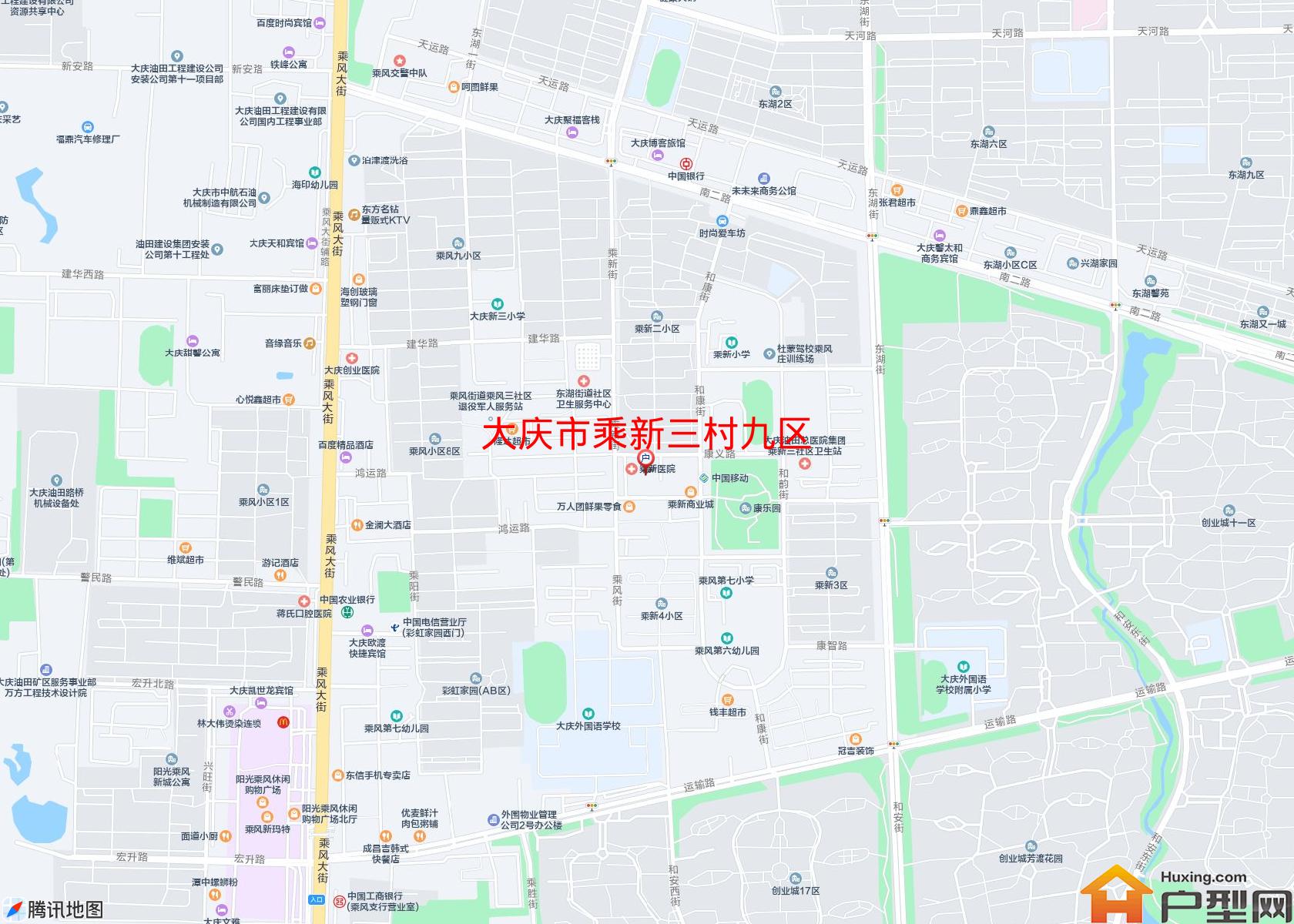 乘新三村九区小区 - 户型网