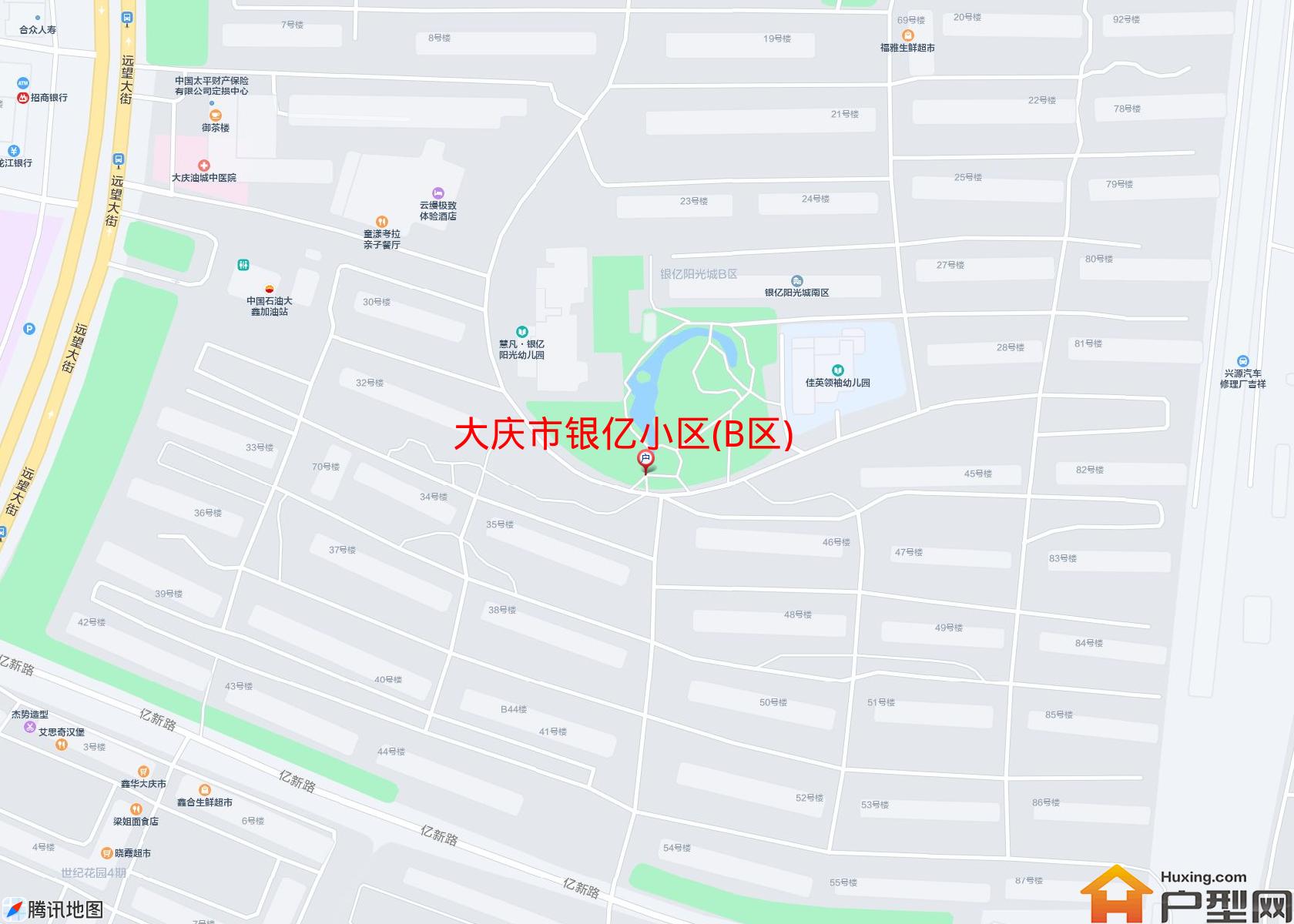 银亿小区(B区)小区 - 户型网