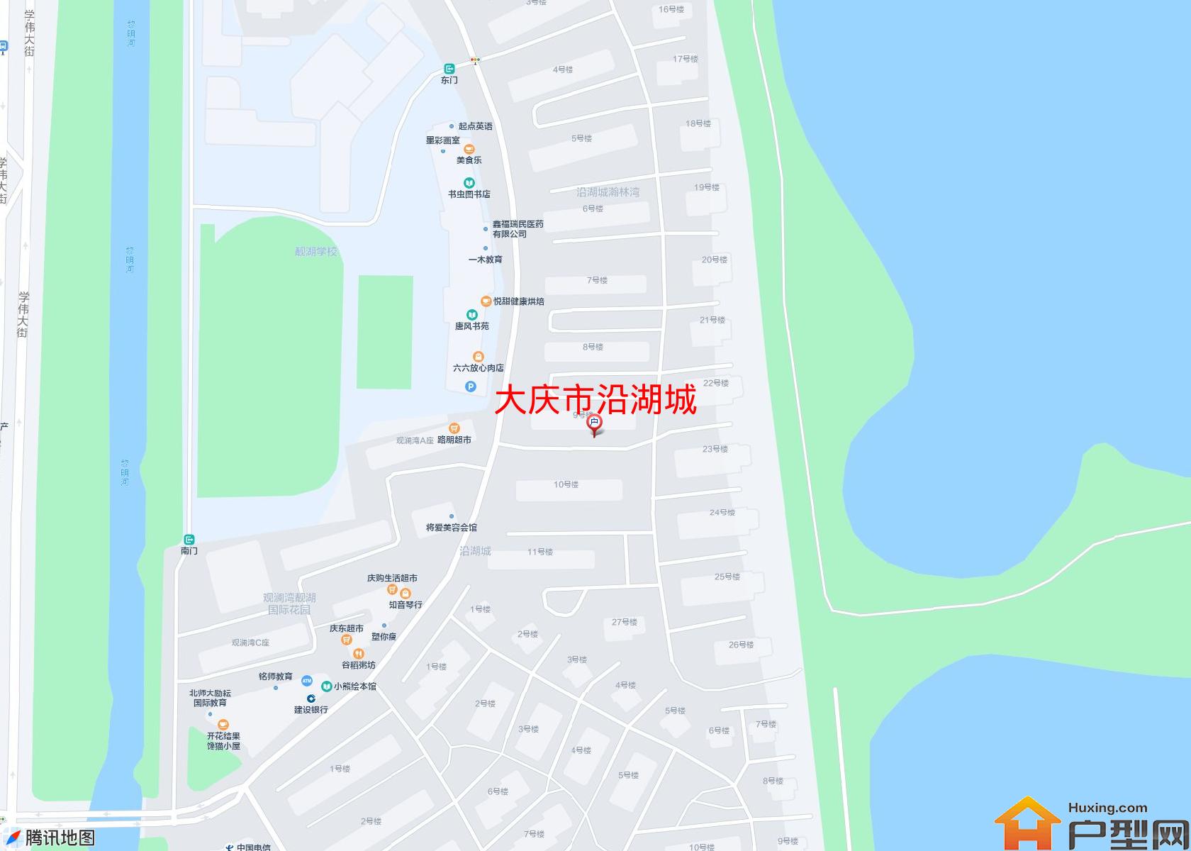 沿湖城小区 - 户型网