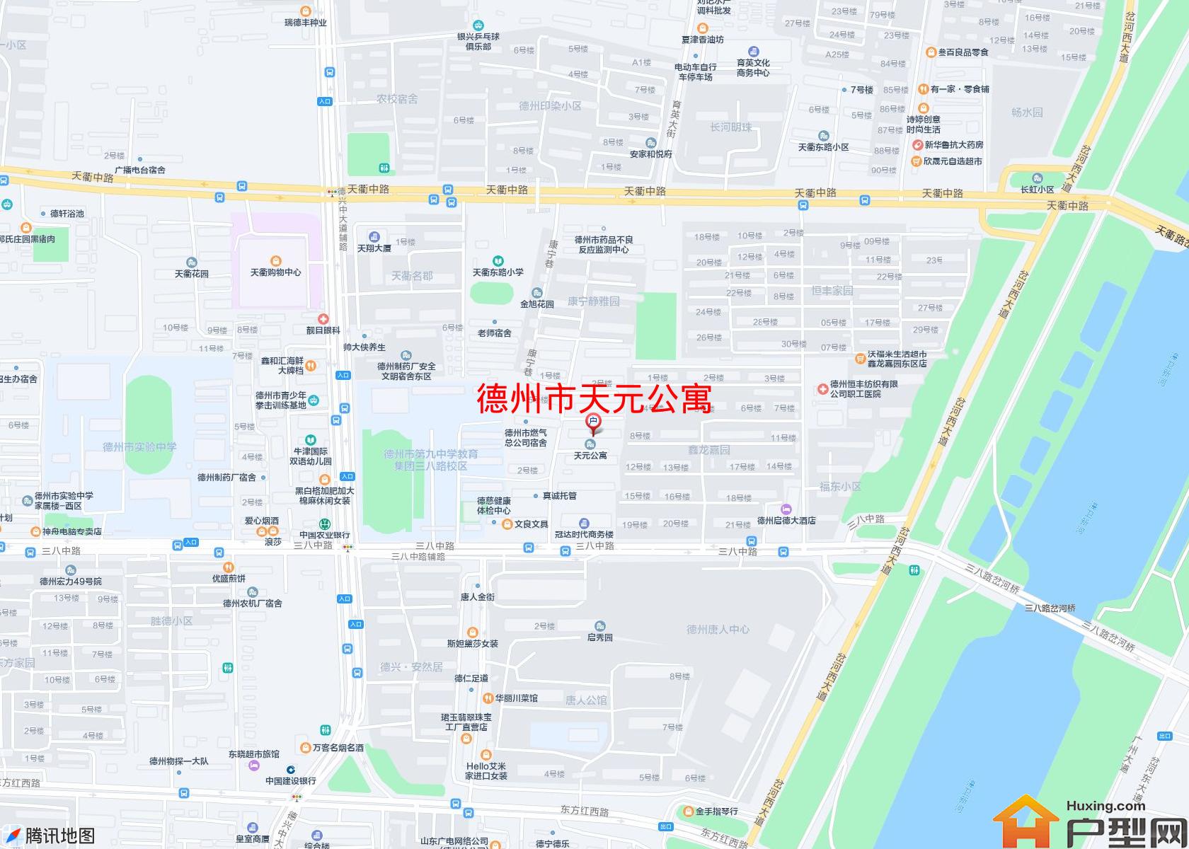 天元公寓小区 - 户型网