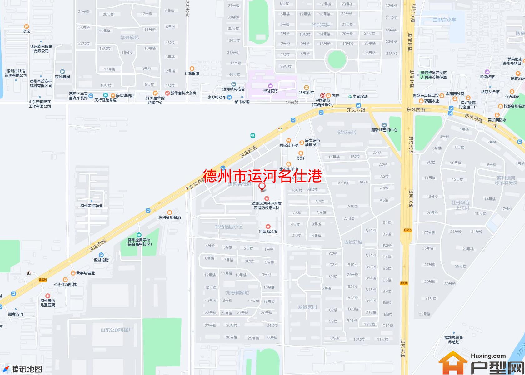 运河名仕港小区 - 户型网