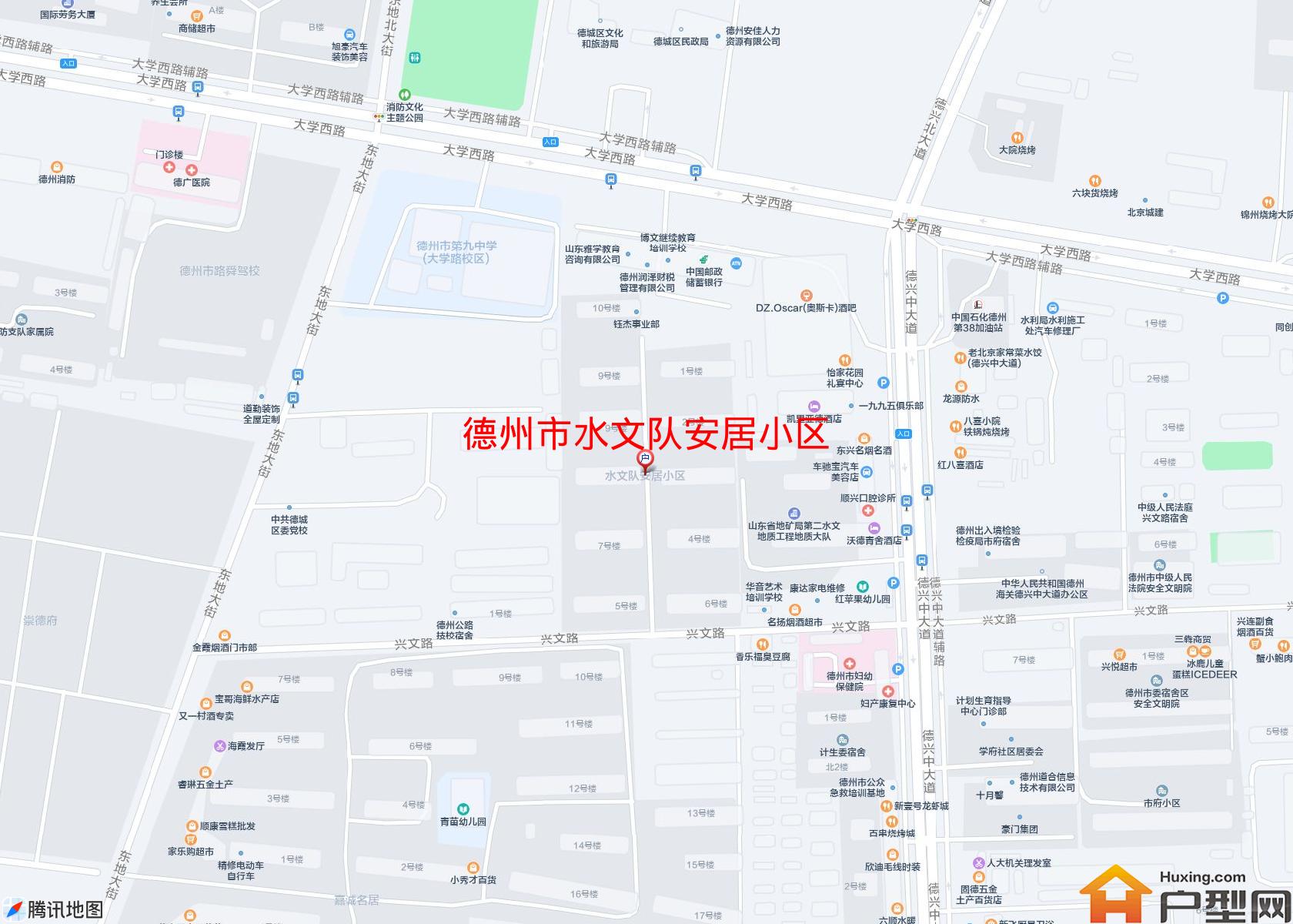 水文队安居小区小区 - 户型网