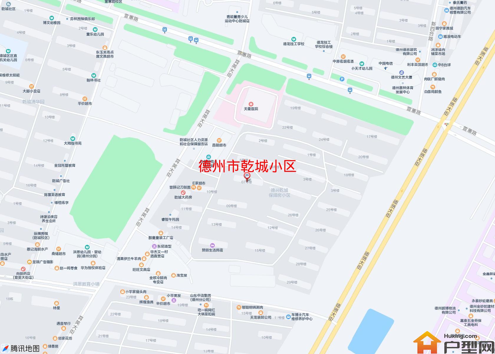 乾城小区小区 - 户型网