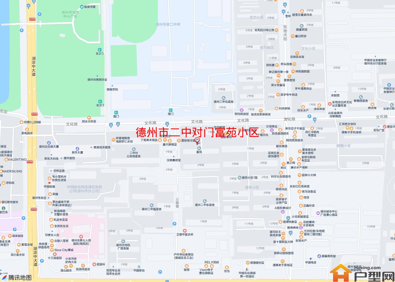二中对门富苑小区小区 - 户型网