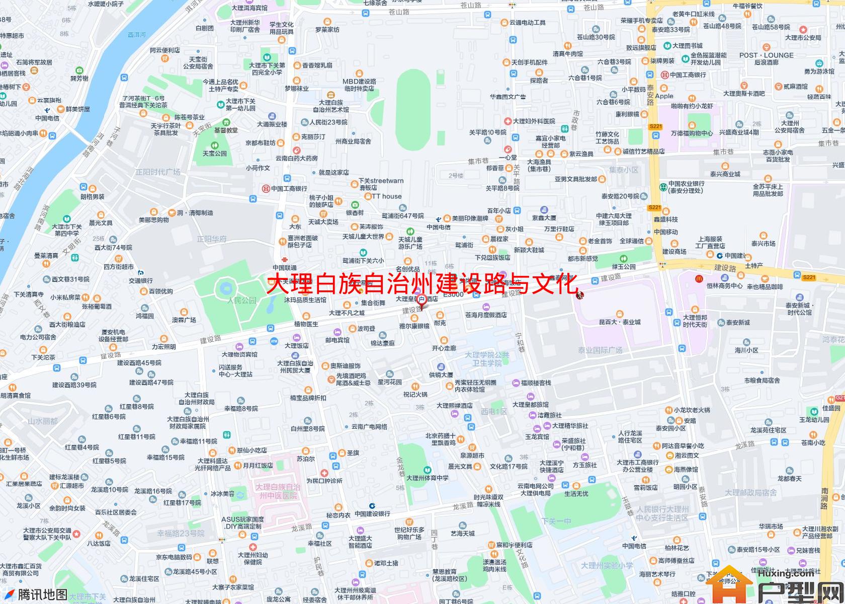 建设路与文化路交叉处小区 - 户型网