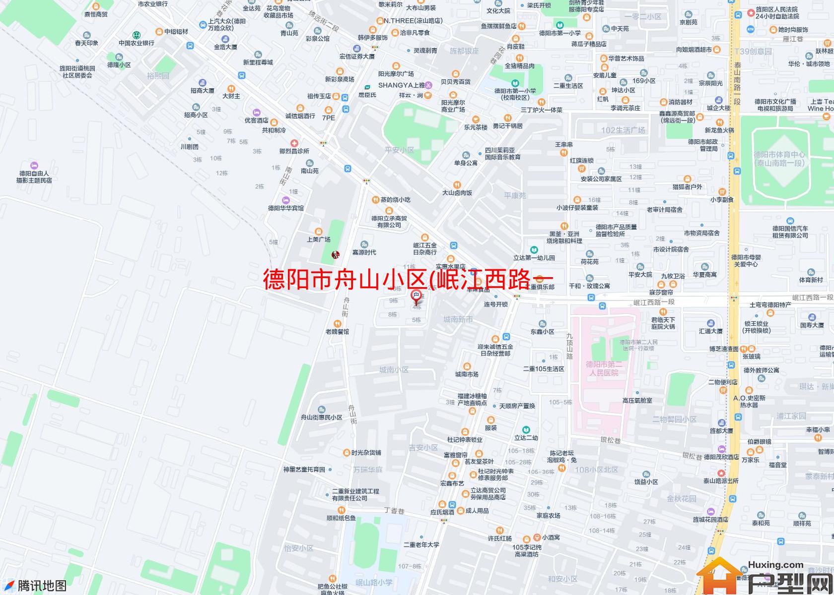 舟山小区(岷江西路一段454附2号)小区 - 户型网
