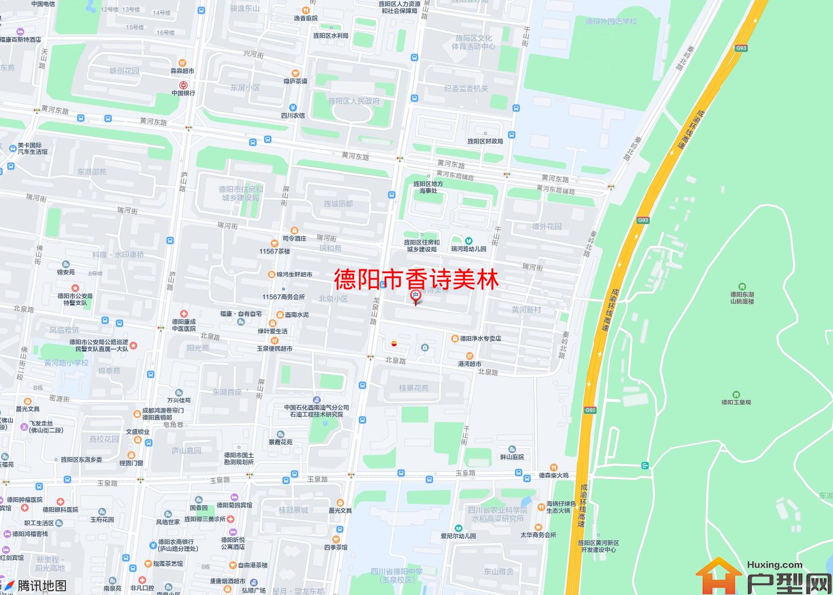 香诗美林小区 - 户型网