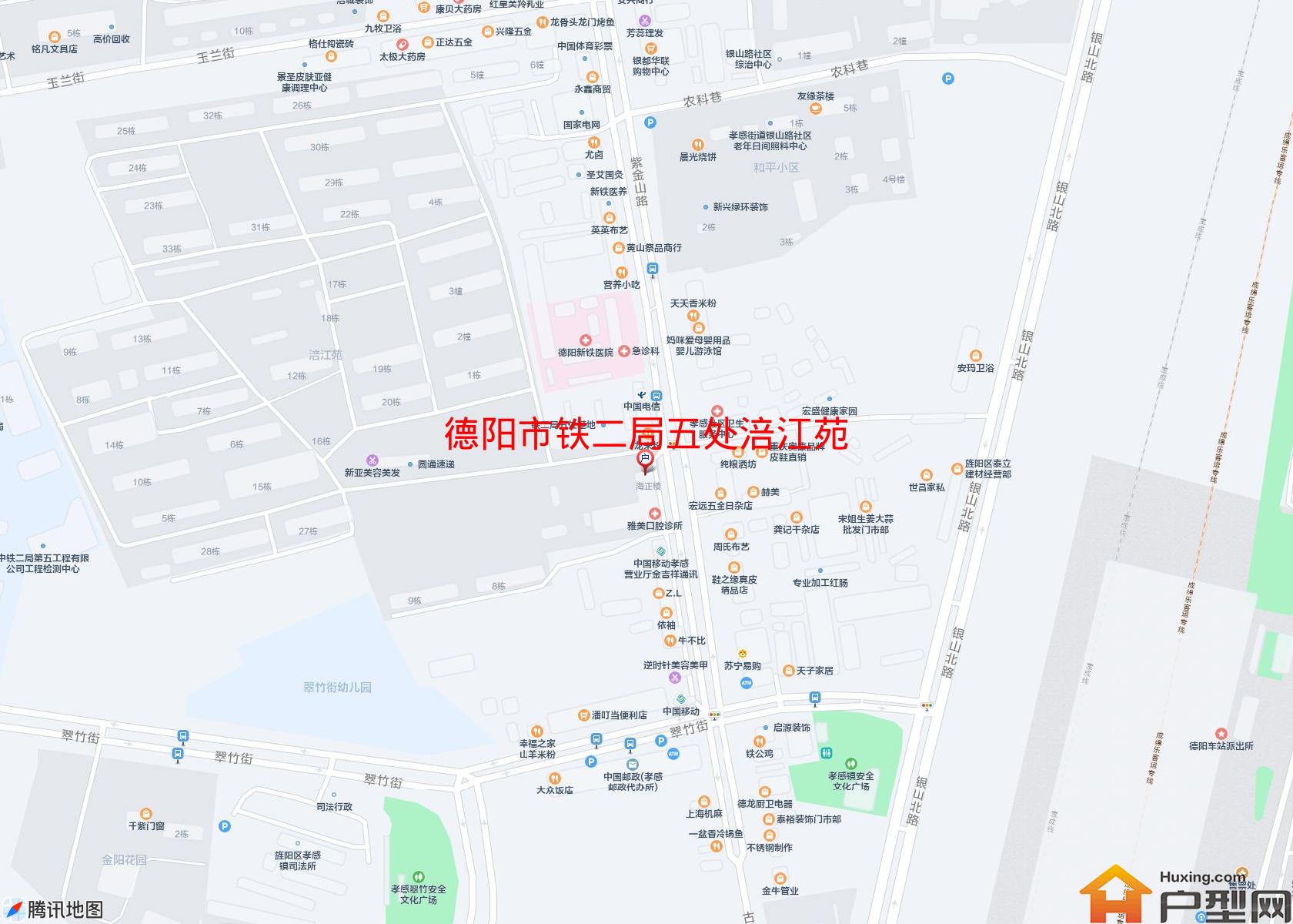 铁二局五处涪江苑小区 - 户型网
