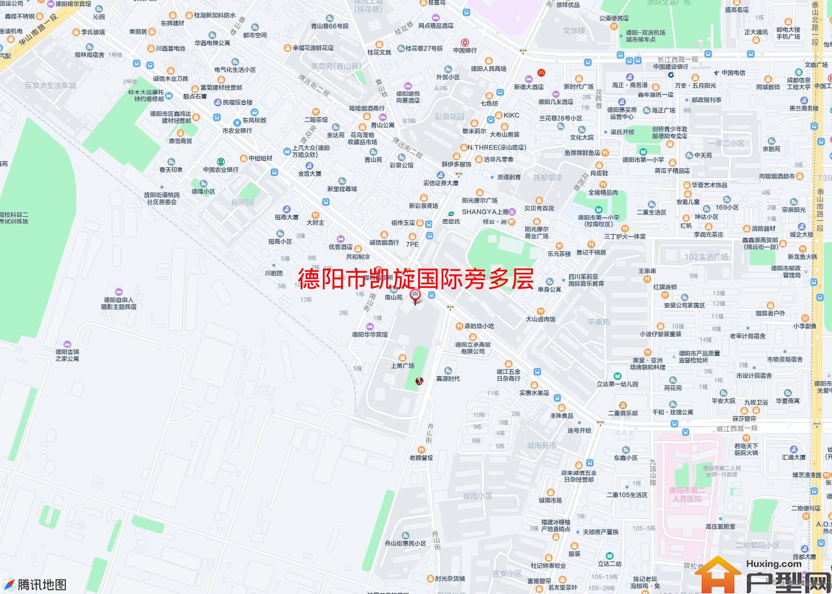 凯旋国际旁多层小区 - 户型网