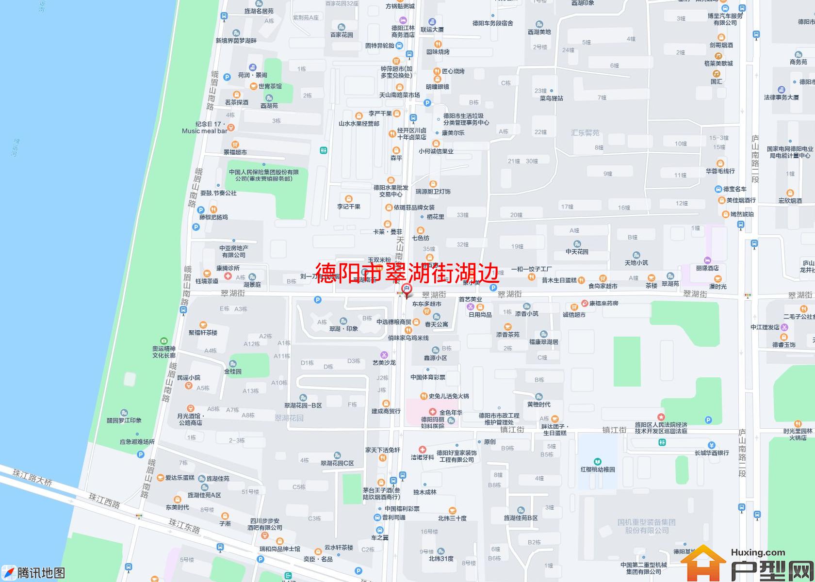 翠湖街湖边小区 - 户型网