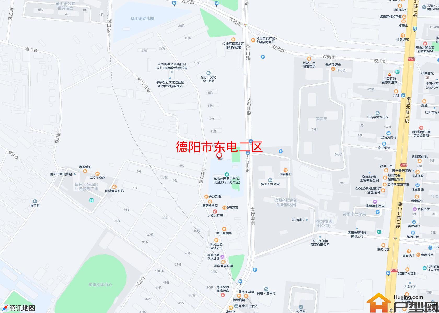 东电二区小区 - 户型网