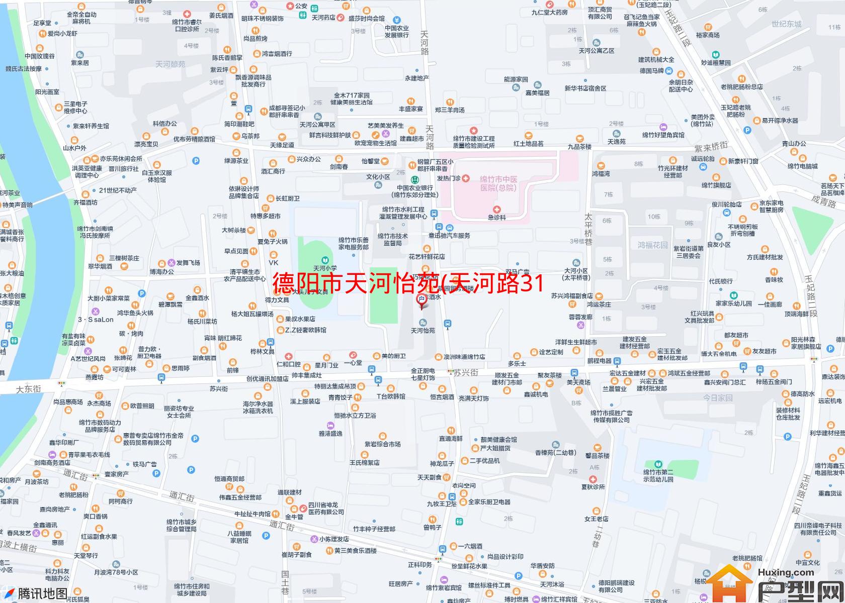 天河怡苑(天河路31号)小区 - 户型网