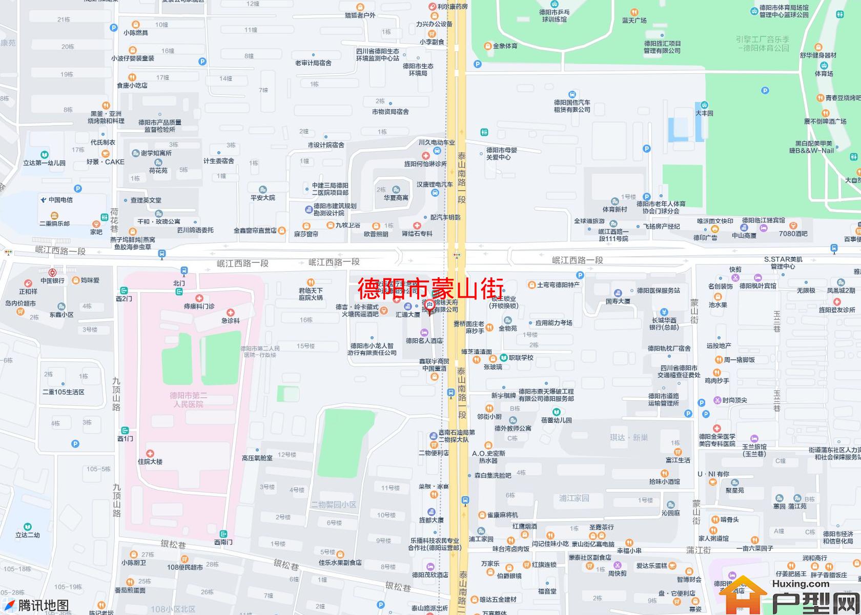 蒙山街小区 - 户型网